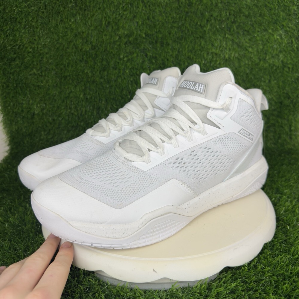 Moolah Neovolt Pro Basketball Sneakers White/Silver 213006001 Size 11